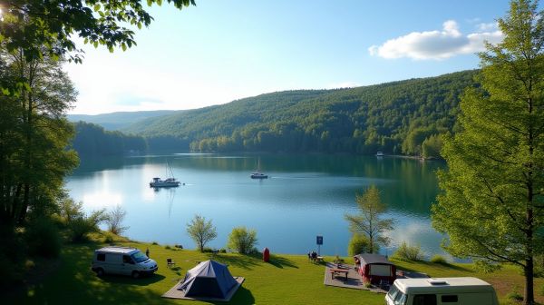 Genießen Sie entspannende Tage am campingplatz lac de Sainte Croix